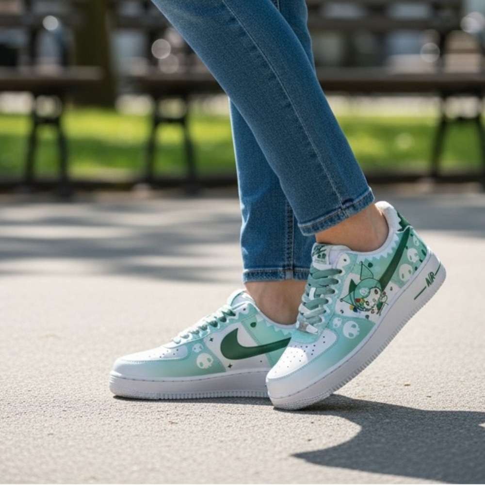 New Custom Nike Air Force 1 "Kuromi" 9Women / 10,5men